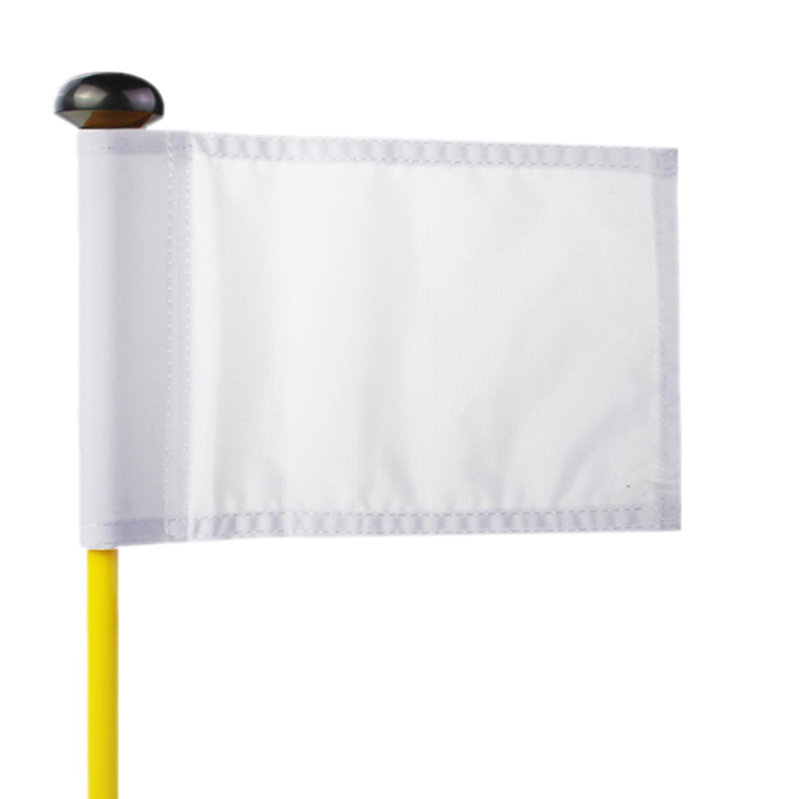 Portable 2-Section Golf Flagsticks Set Golf Practice Hole Cup Folding Putting Green Flagstick Flag Golf Pin Flags