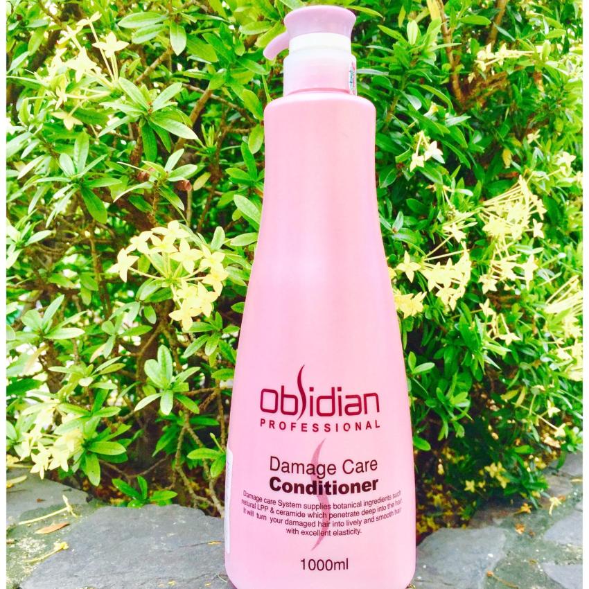 Dầu gội tái tạo tóc Obsidian Professional Damage Care Shampoo Hàn Quốc 1000ml tặng kèm móc khoá