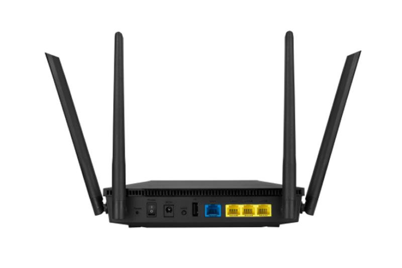 Bộ Phát Sóng Wifi Router Chuẩn Wifi 6 Băng Tần Kép Asus AX53U Đen - Hàng chính hãng