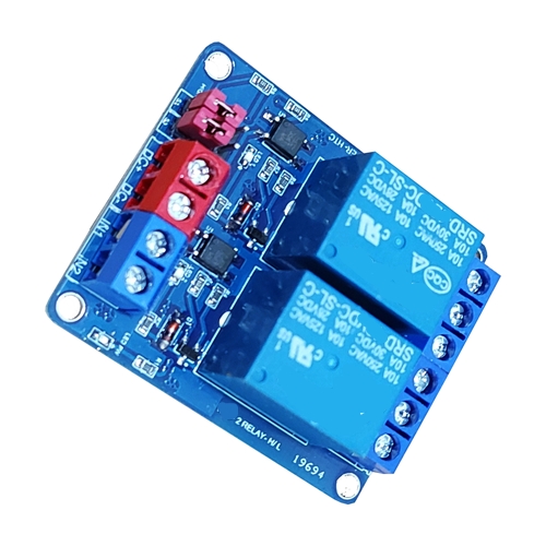 Module 2 relay 5Vdc 10A có opto kích high/low HES-5-10A