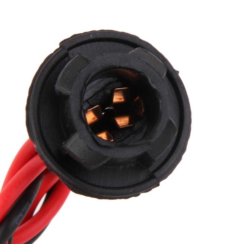 10 Motorcycle Car T10 Light Bulb Board Sockets Plug Connector Holder
