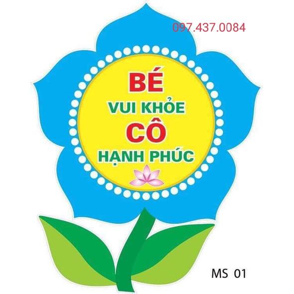 Decal hoa biểu ngữ