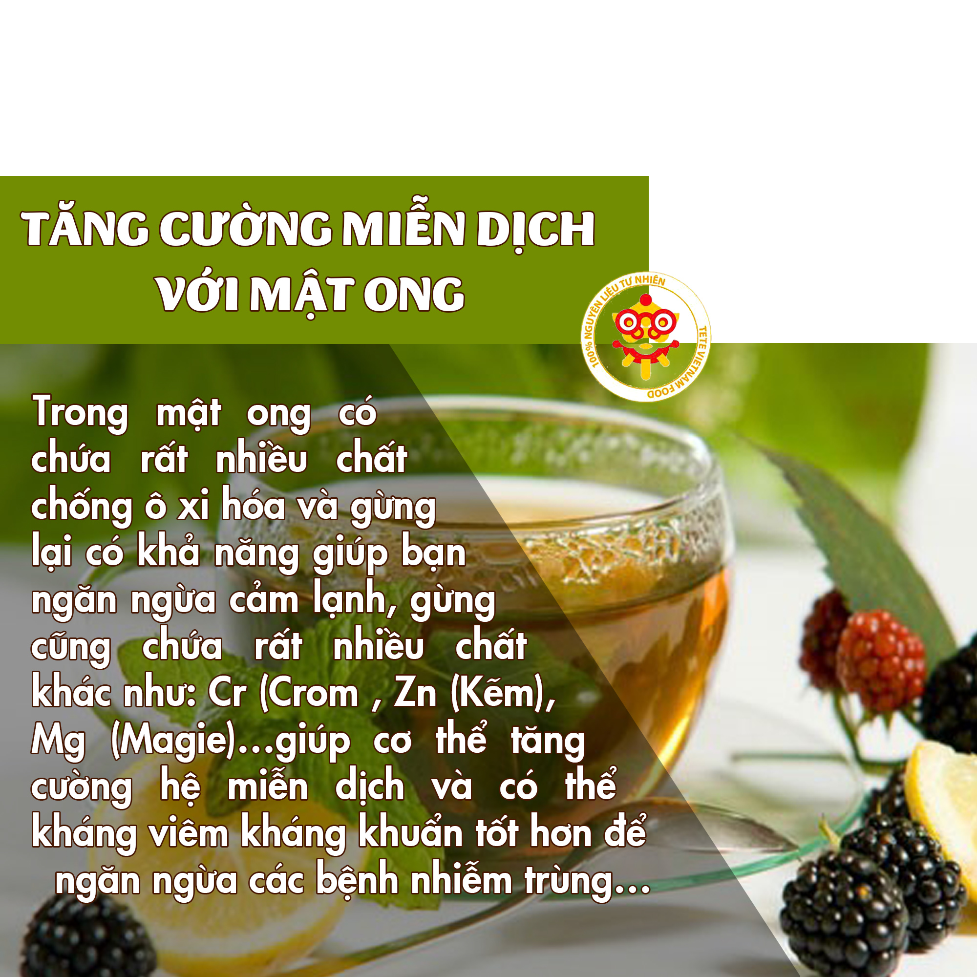 Mật Ong Rừng Hoa Bạc Hà Daklak TETE 1 LÍT