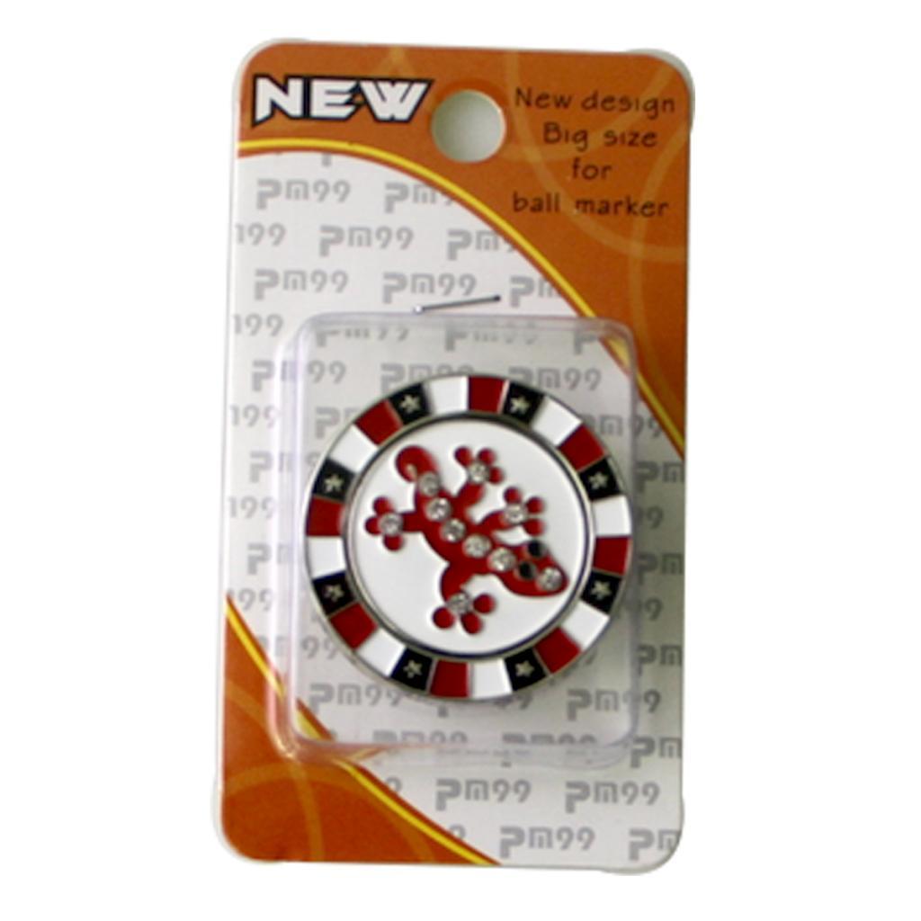 Golf Cap Clip Ball Marker Zinc Alloy Golfer