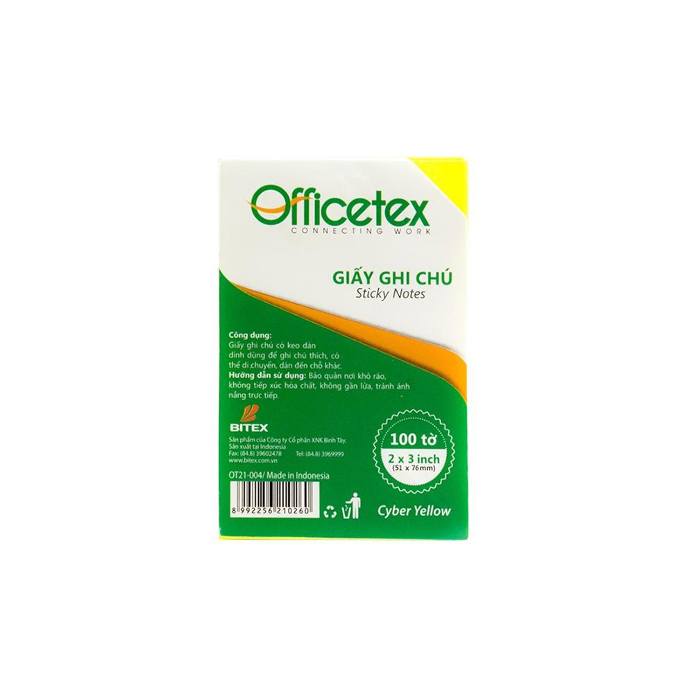 Giấy Ghi Chú Officetex - Cyber Yellow