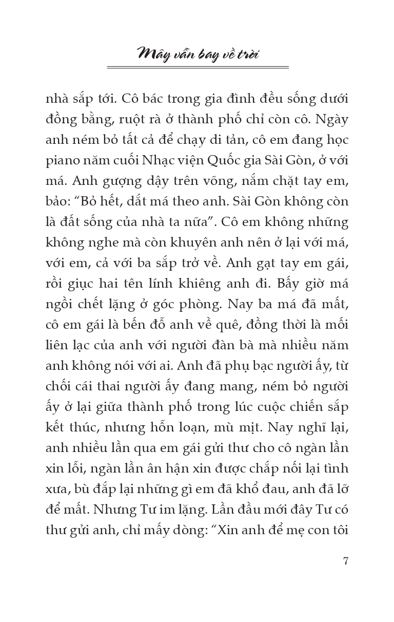Mây Vẫn Bay Về Trời -