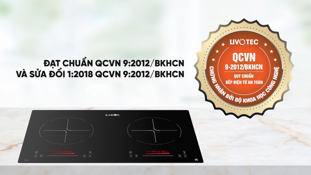 Bếp điện từ đôi Karofi KIC-D63 4.000W 8 mức công suất - Miễn phí vận chuyển toàn quốc - Bảo hành 24 tháng - Hàng chính hãng