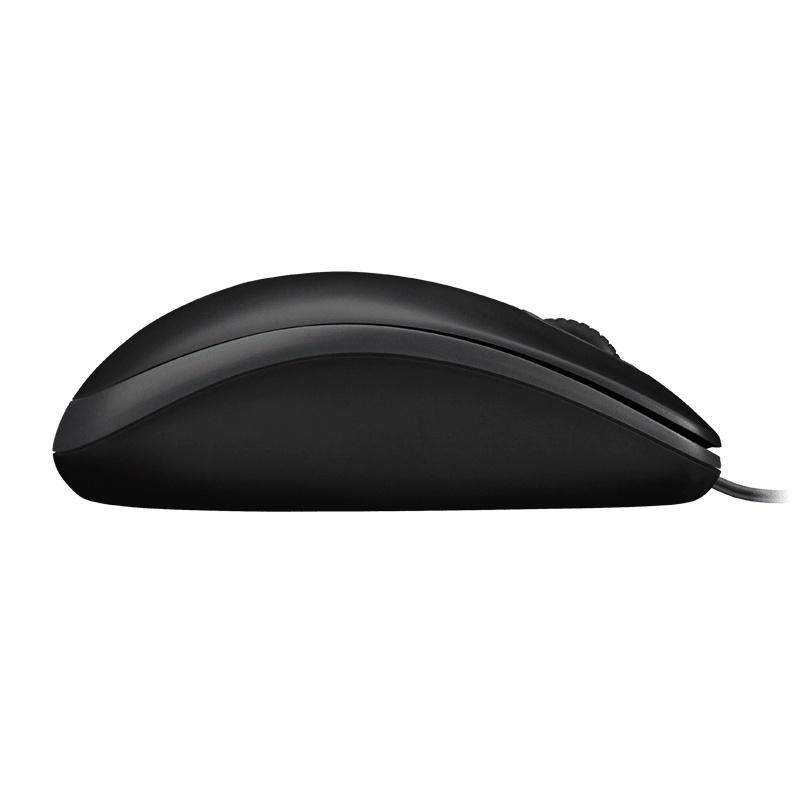 Chuột máy tính Logitech B100 Đen - Hàng Chính Hãng