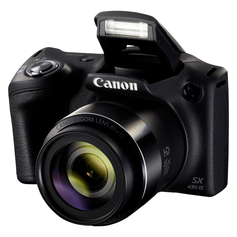 Máy Ảnh Canon PowerShot SX430 IS (Tặng Kèm Thẻ Nhớ Và Túi Đựng Máy Ảnh) - Hàng Chính Hãng