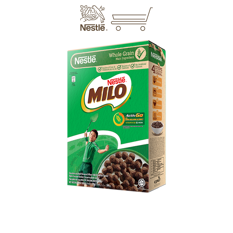 Ngũ cốc ăn sáng MILO (Hộp 300g)
