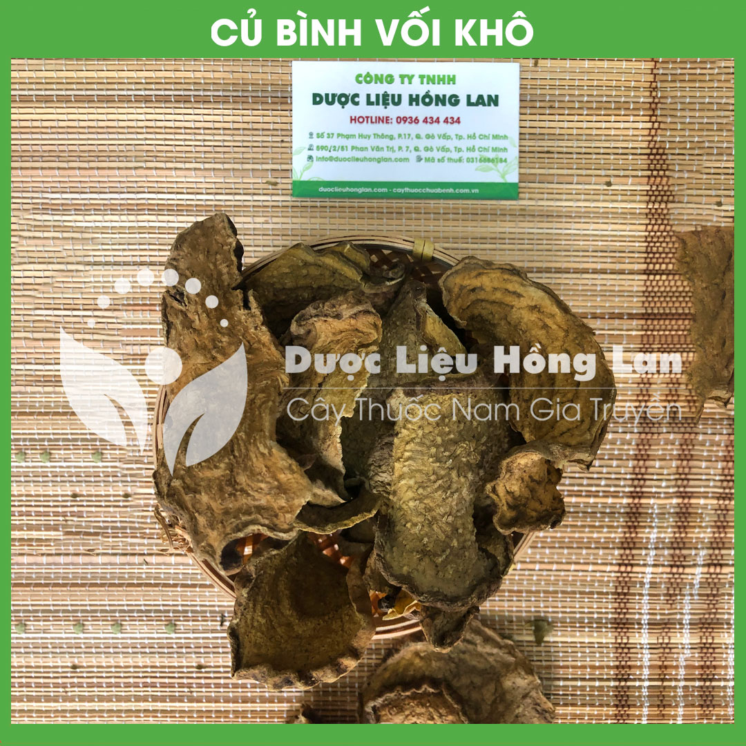 Củ Bình Vôi khô sạch đóng gói 1kg
