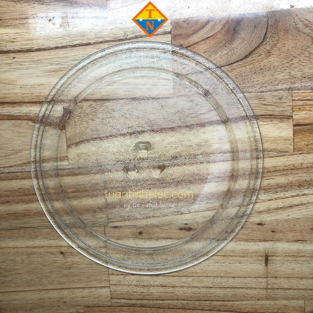 Đĩa thủy tinh lò vi sóng 24.5cm có chấu/không chấu # phụ tùng lò vi sóng
