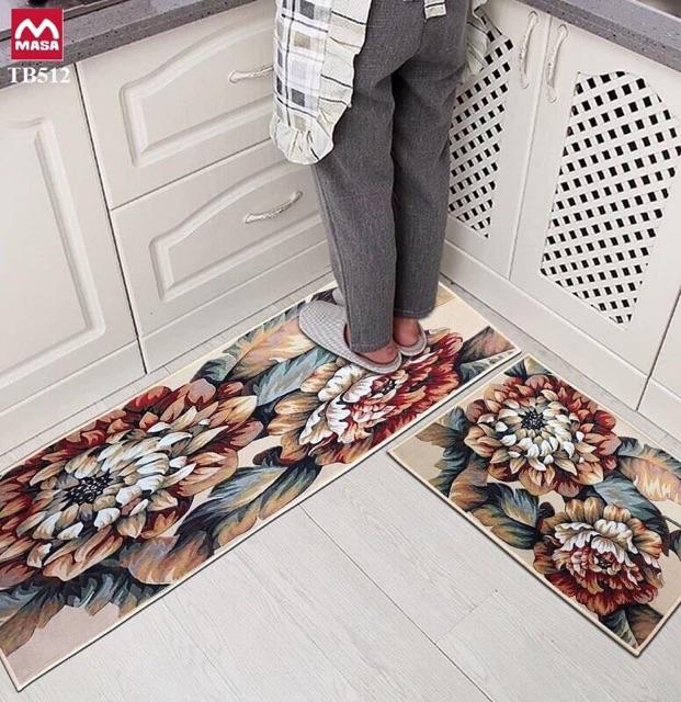 Thảm bếp Bali 40x120 40x60 Thảm chống trượt có lót