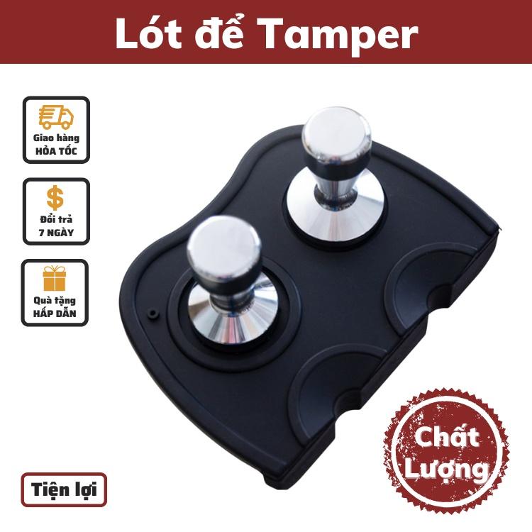 Miếng Lót Chống Trượt Tamper Bằng Cao Su Hỗ Trợ Nén Cà phê nguyên chất Espresso pha chế cafe rang xay máy Arabica