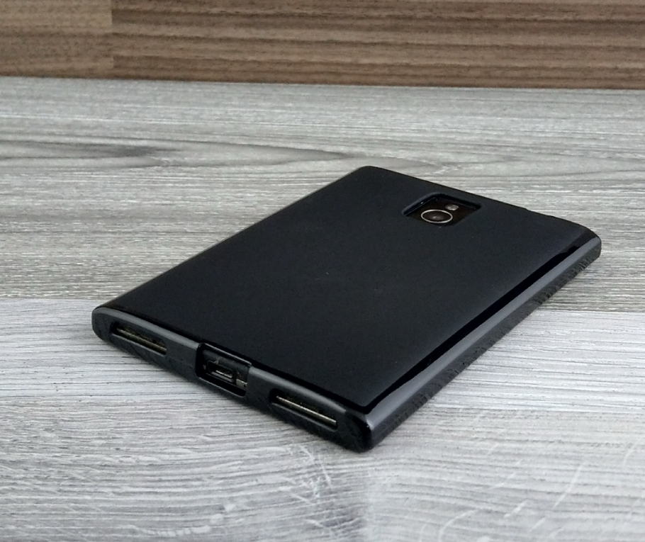 Ốp Lưng dành cho Blackberry Passport Q30 Dẻo Màu Đen