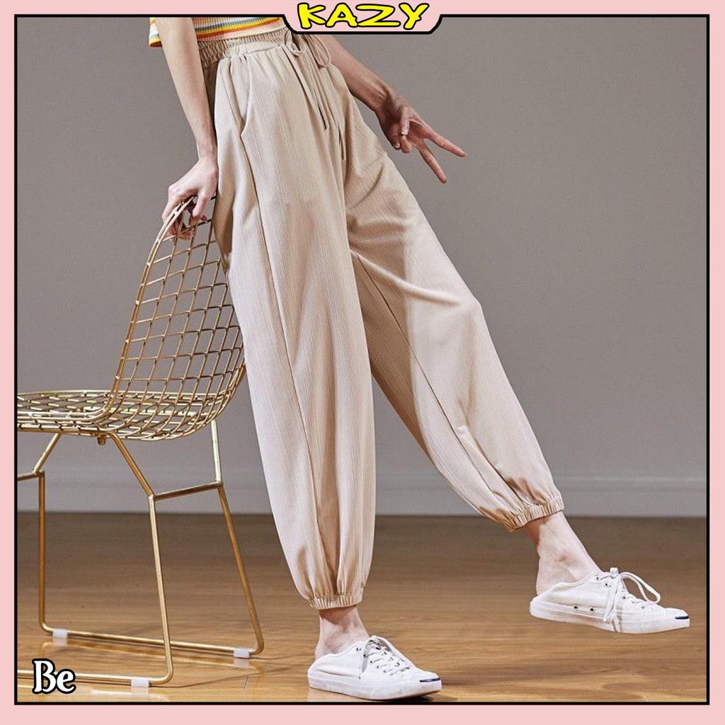 Quần jogger nữ bo chun siêu đẹp KAZY STORE Q007