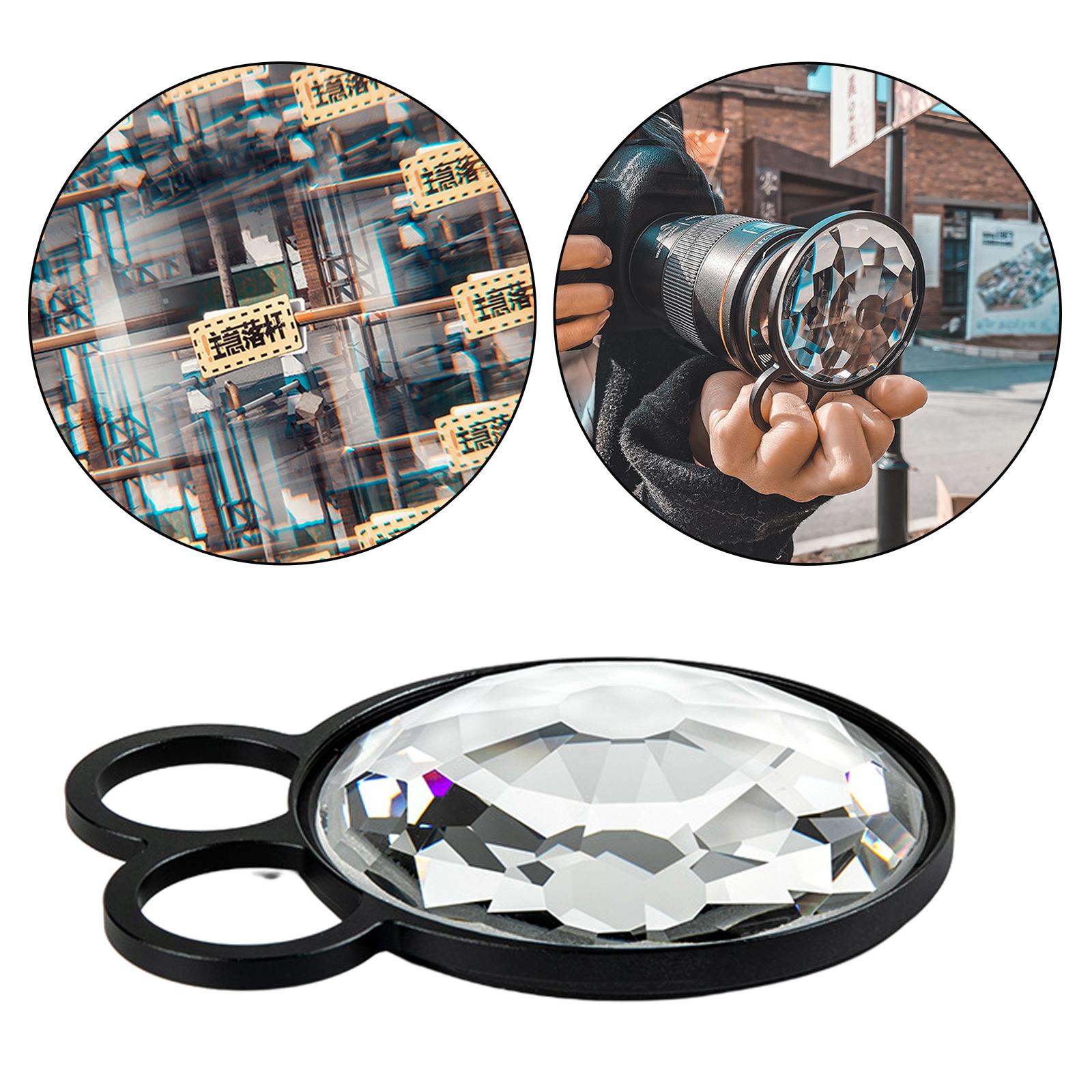 Kaleidoscope Glass Prism Rotatable Effect Filter SLR Photography Accessories