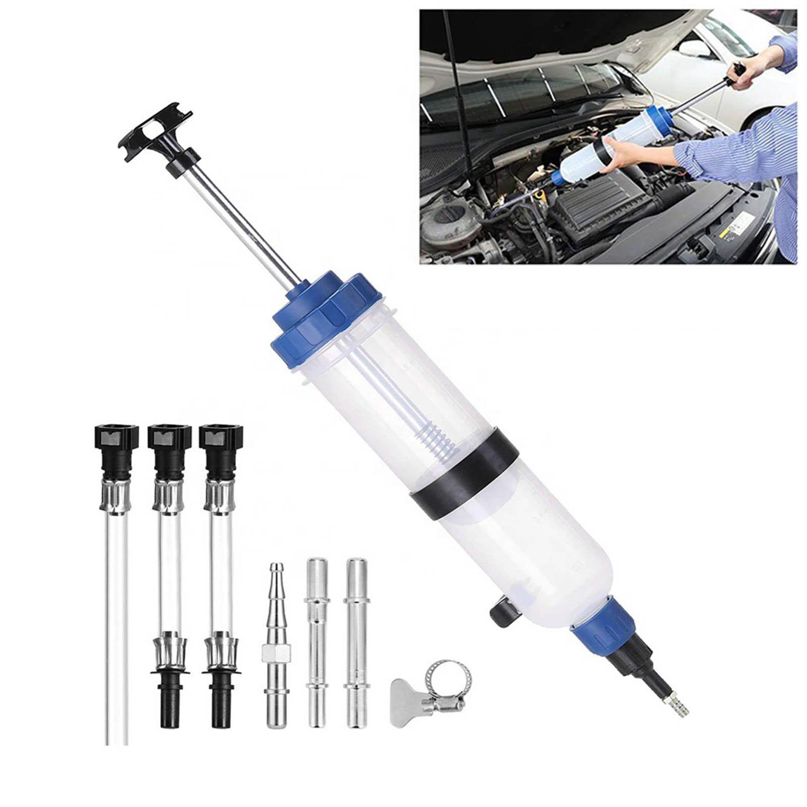 1500CC Oil Fluid Extractor Filling Bottle Transfer, Manual Operation, Drained Bleeder Automotive Fluid Extraction, Car Fuel Pump 1.5 Liter