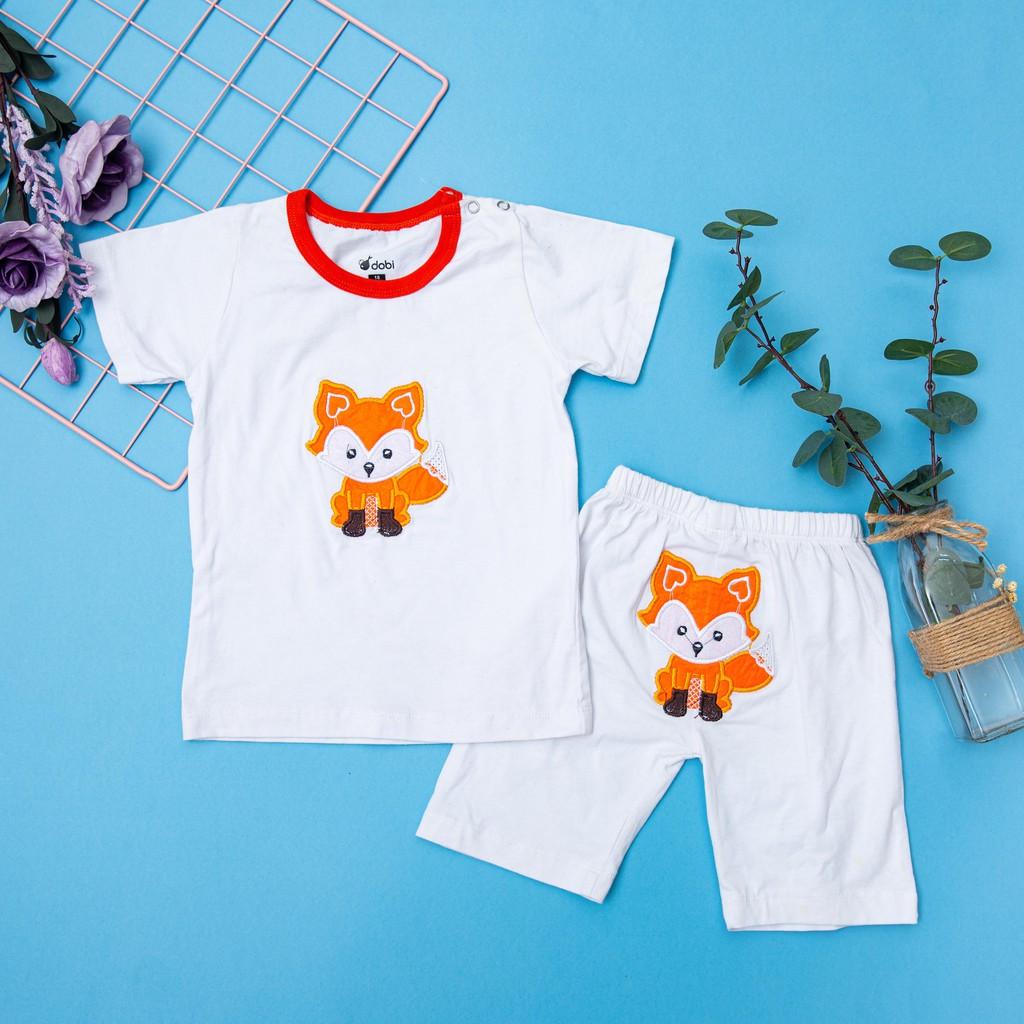 Bộ cotton thêu thú Dobi