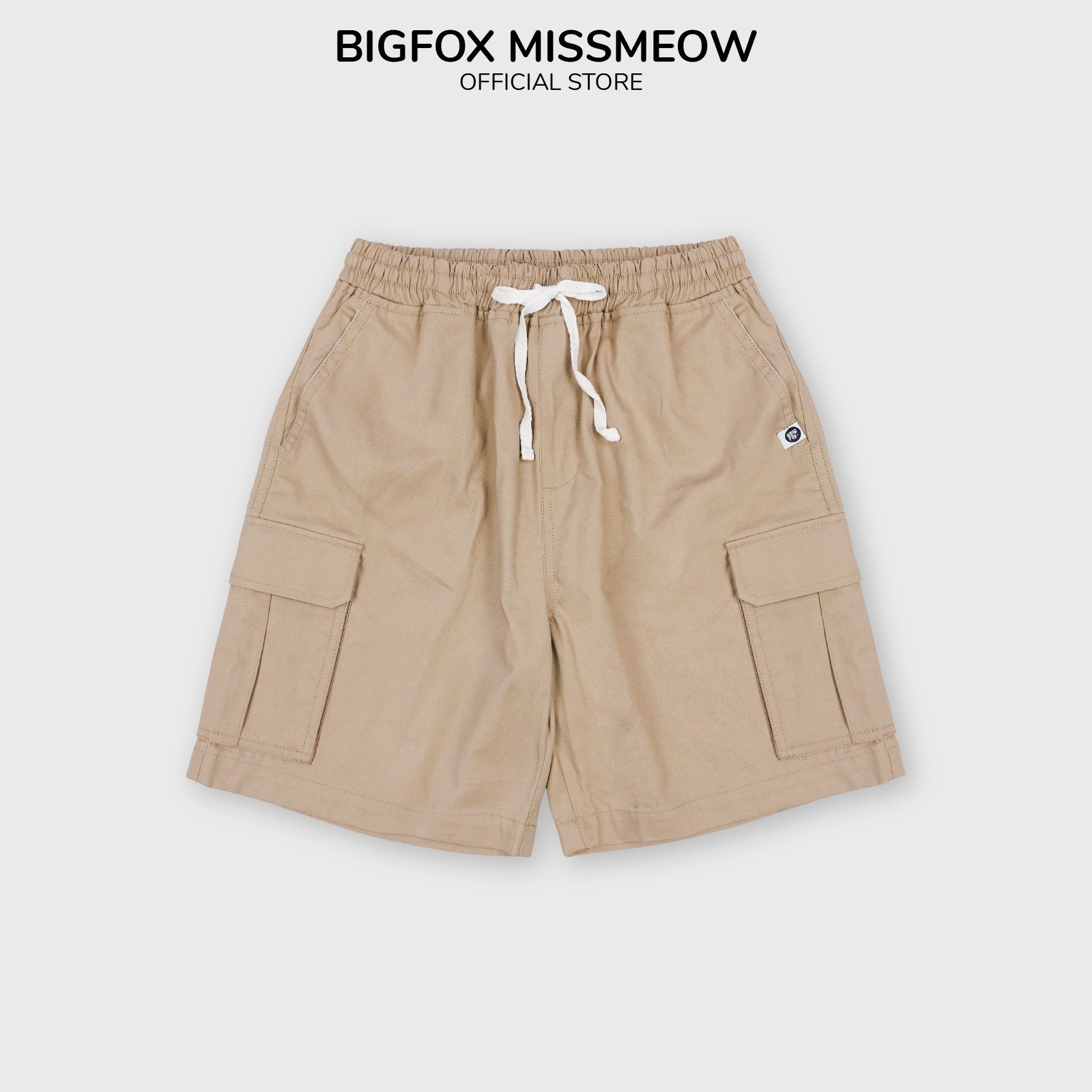 Quần shorts bé trai Bigfox Miss Meow size đại, vải kaki mềm, mùa hè cỡ 7,11,12,15 tuổi 30kg 45kg