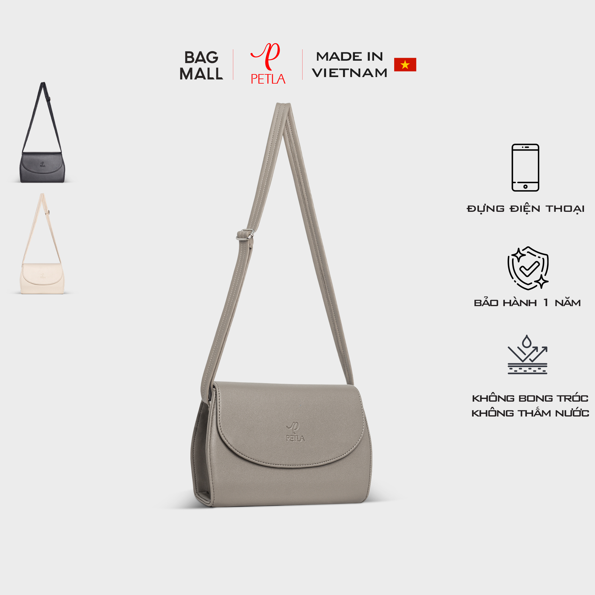 Túi đeo chéo nữ dự tiệc dạng hộp LN21