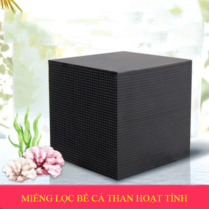 Miếng Lọc Bể Cá Than Hoạt Tính Khối Lập phương-Loại Tốt