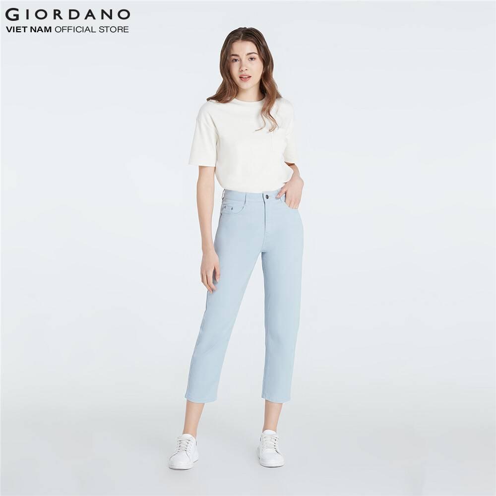 Quần kaki lửng nữ Giordano 05421260