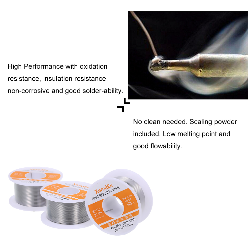 Cuộn Dây Hàn thiếc Chì 1.0mm 50g Flux 2.0%