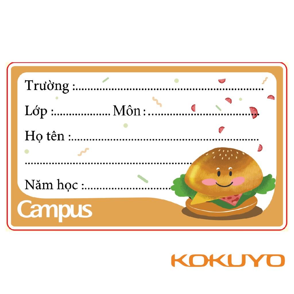 Nhãn Vở Food NT-FOD12 Ngộ Nghĩnh Campus