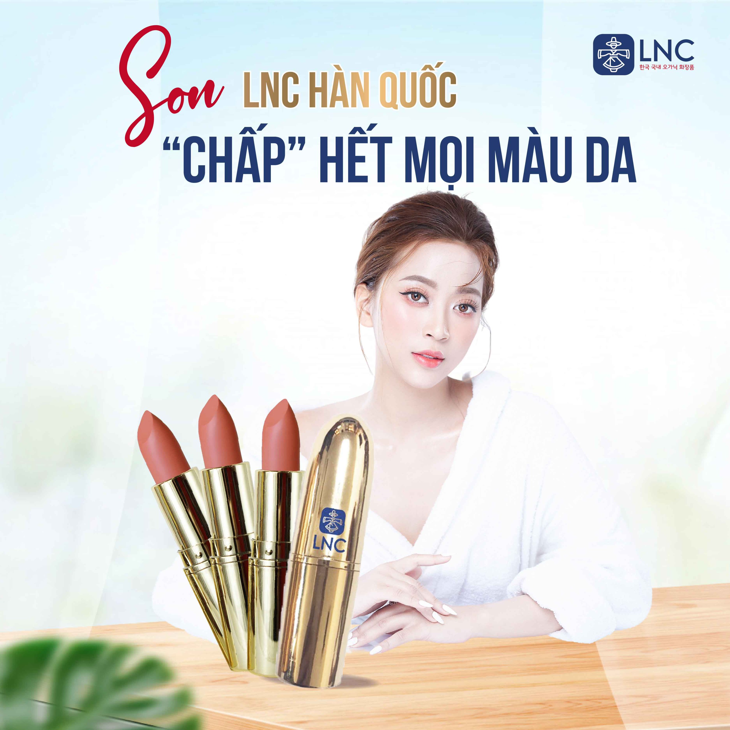 Son Organic không chì LNC Hàn Quốc - Màu Đỏ san hô (LNC ROSES MATTER LIPSTICK 02. ROSES MATTER)