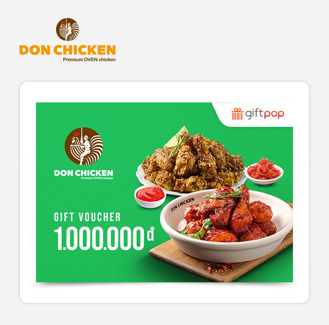 Phiếu Quà Tặng Don Chicken 1000K