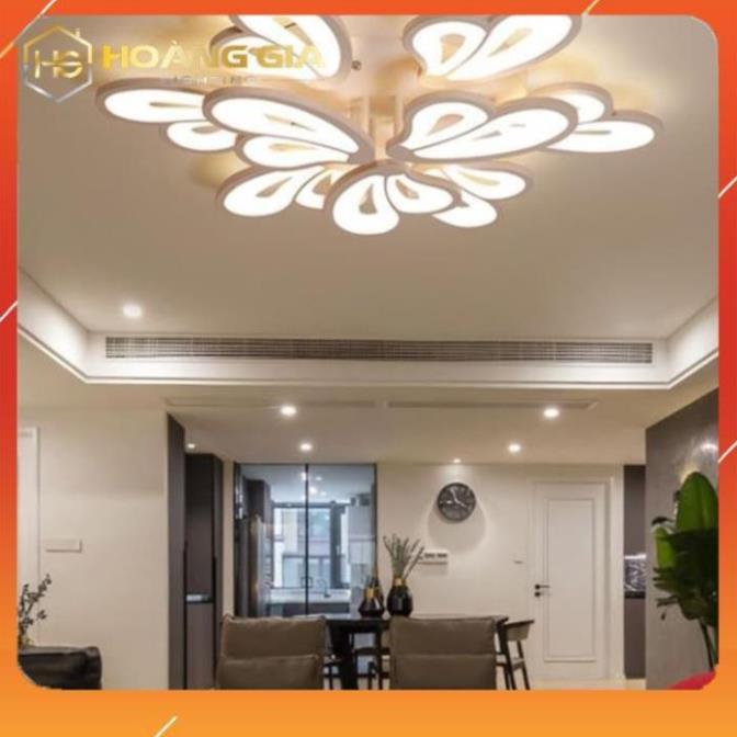 Đèn LED Ốp Trần Phòng Khách - Đèn Ốp Trần Hiện Đại G18, 3 Chế Độ Sáng Kèm Điều Khiển Từ Xa