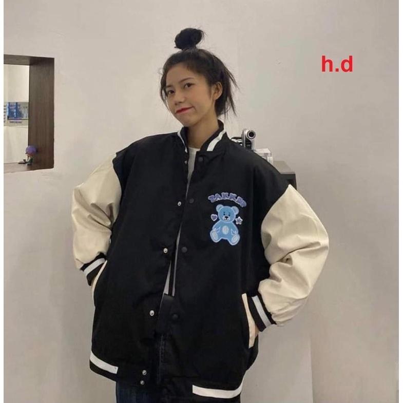 Áo bomber gấu xanh Takkep HD6