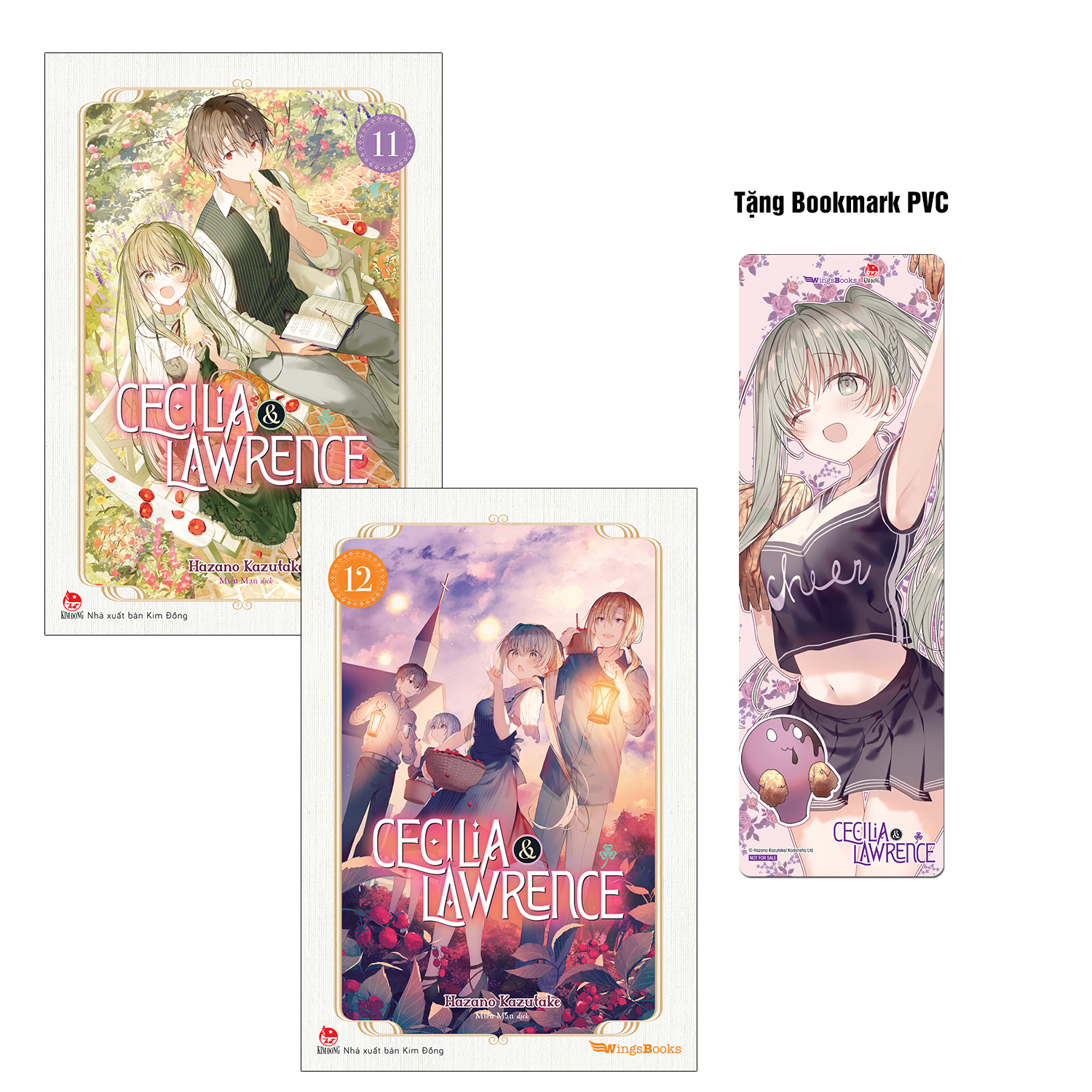 Combo Cecilia &amp; Lawrence – Tập 11 + 12 [Tặng 01 Bookmark PVC]