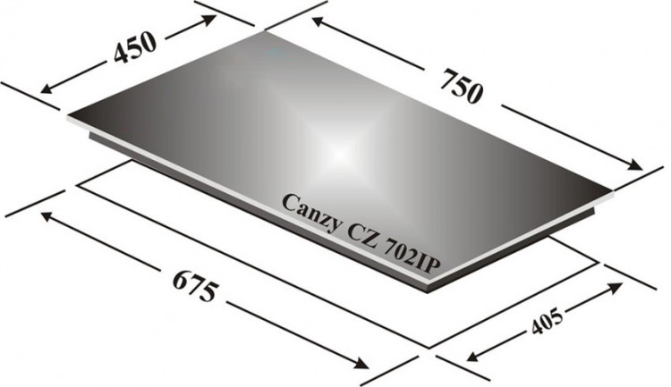 Kích thước của bếp từ Canzy CZ 702IP