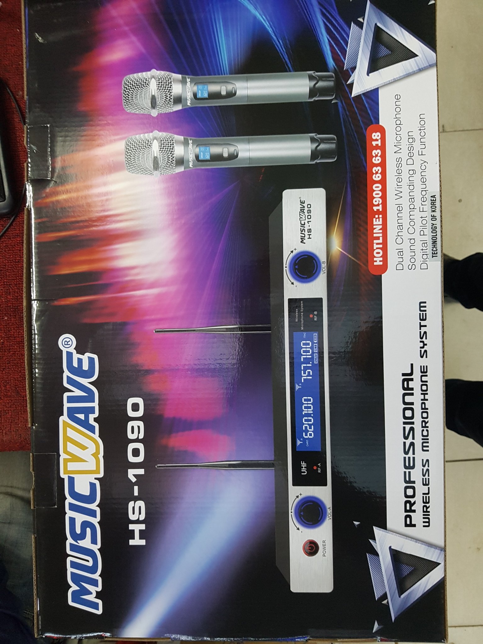 Micro Karaoke Không Dây Musicwave HS-1090 NEW 2019 _CHÍNH HÃNG