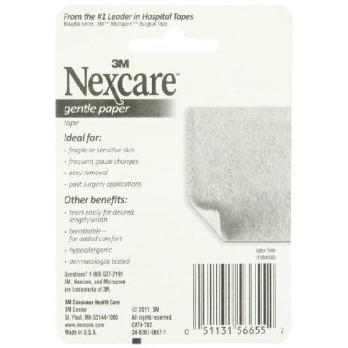 Băng giấy chăm sóc vết thương 3M Nexcare Gentle Paper 782 (MUA 2 TẶNG 1 gói Neon)