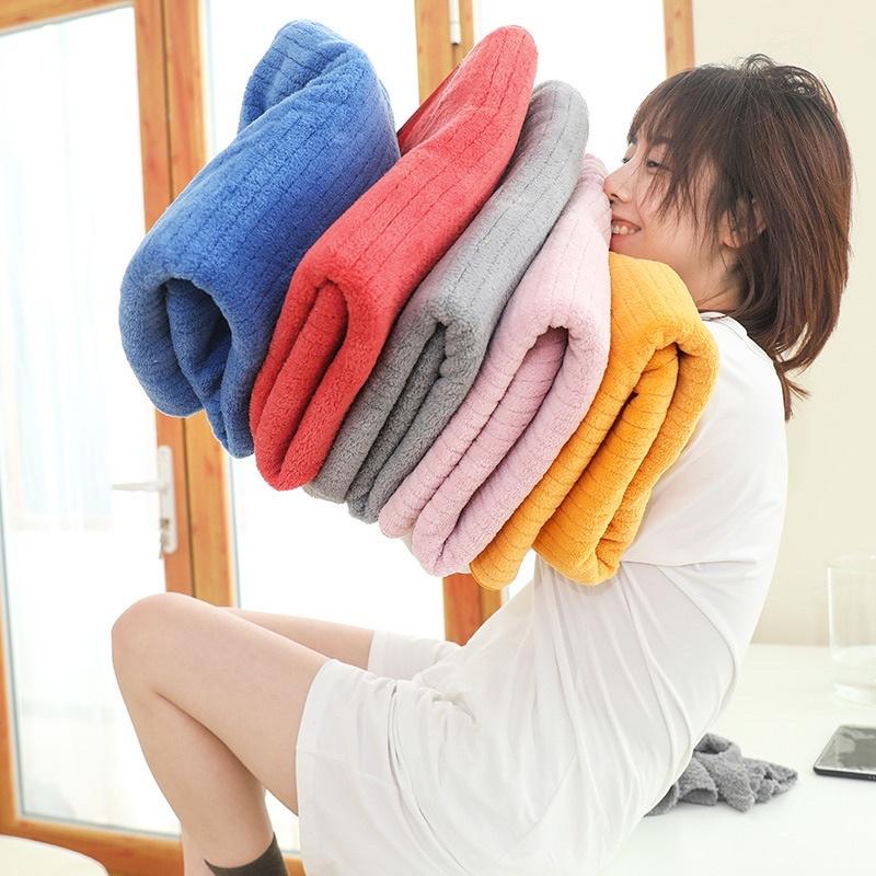 Khăn Tắm Lông Cừu San Hô Size Đại