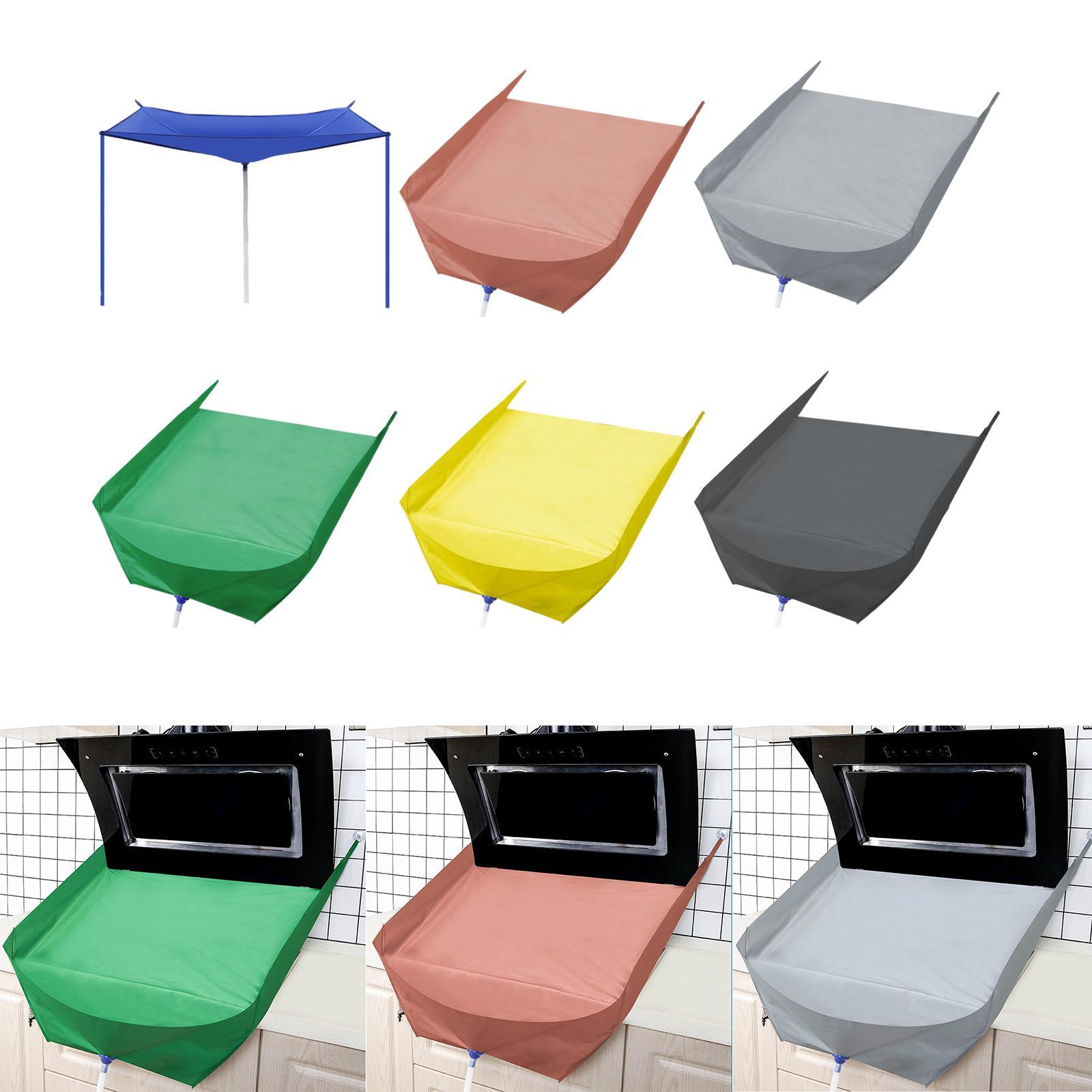 Kitchen Ventilator Cleaning Water Bag Double Side Waterproof Suction Cup Oxford Cloth