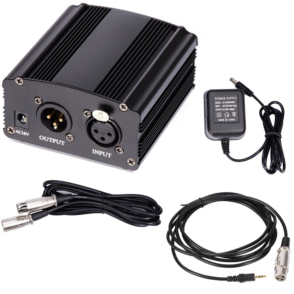 COMBO Bộ Mic Thu Âm Livestream Mic Pc K200, Sound k10, Dây livestream tốt, Chân Kẹp Míc, Màng Lọc Âm