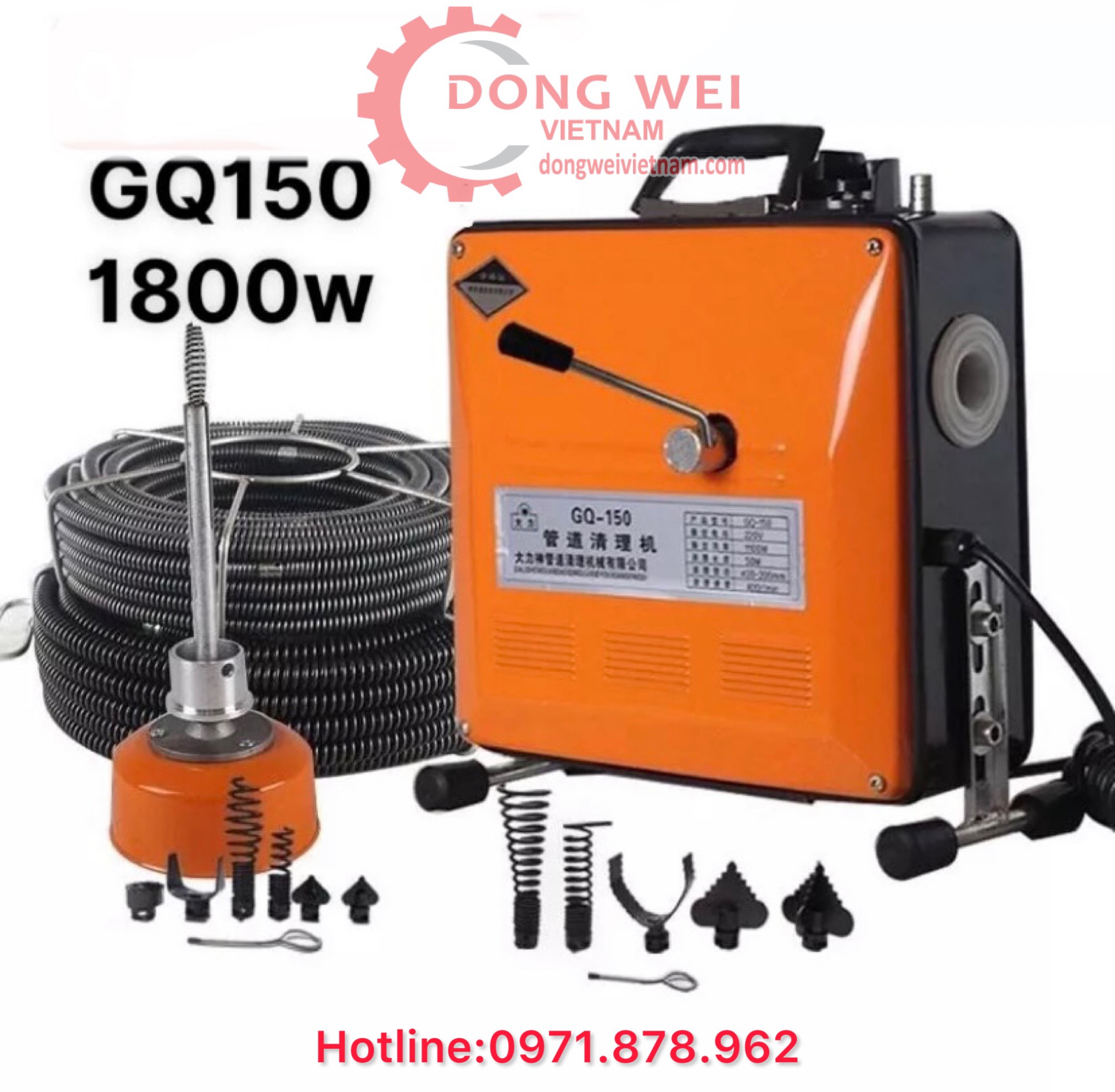 Máy thông tắc cống GQ 150-1800w