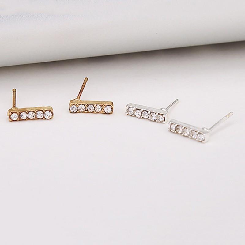 Set 9 đôi bông tai kim loại thời trang