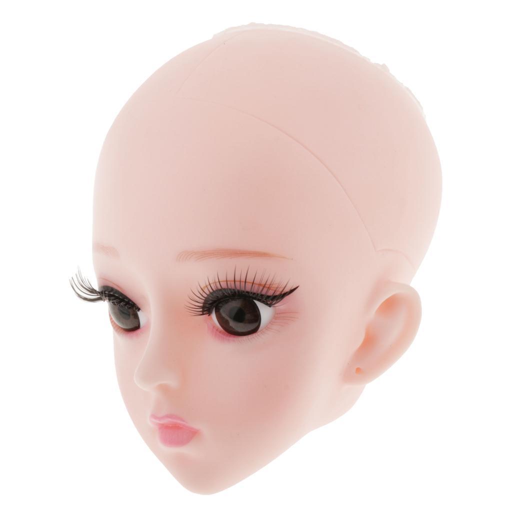 Female Doll Head for 1/3 OB Doll  Repair Accessory Blue Eyes