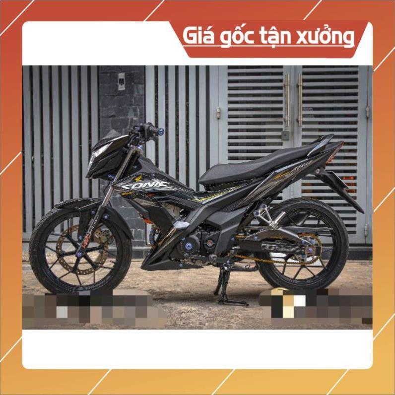 Tem rời sonic 150 đen