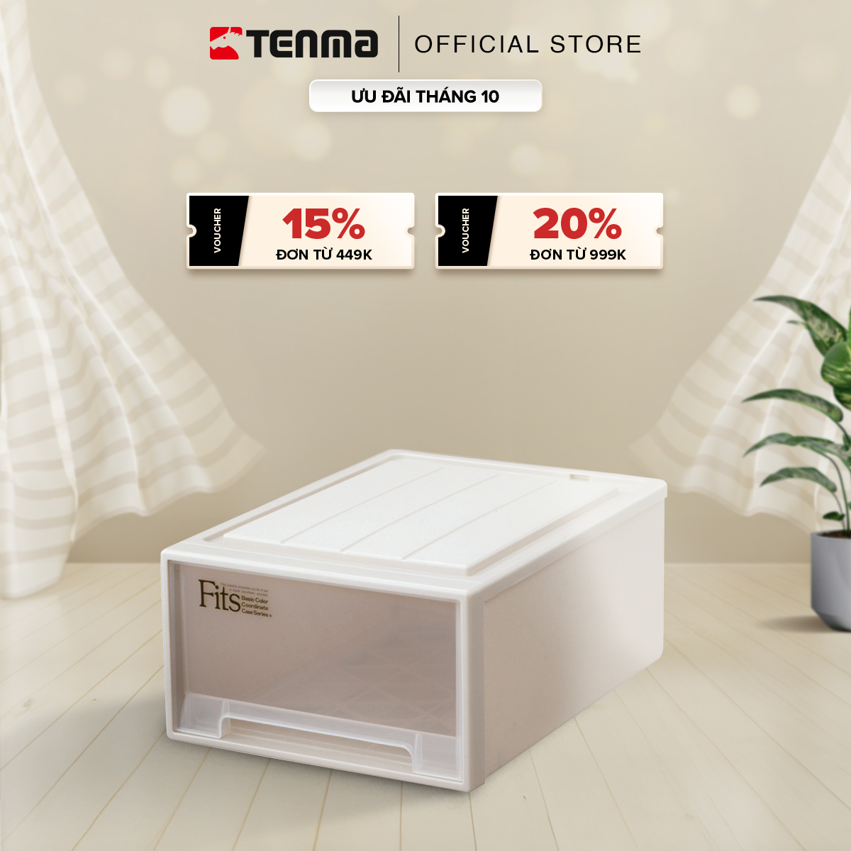 Hộp Ngăn Kéo Nhựa Đa Năng TENMA, Fits M-53 Cỡ Vừa