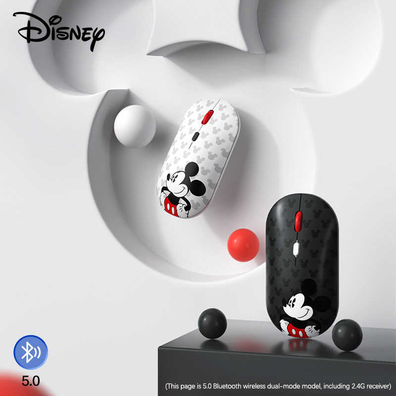 Chuột Bluetooth không dây JRC Disney Mickey Mouse, 2 chế độ kết nối - Hàng chính hãng