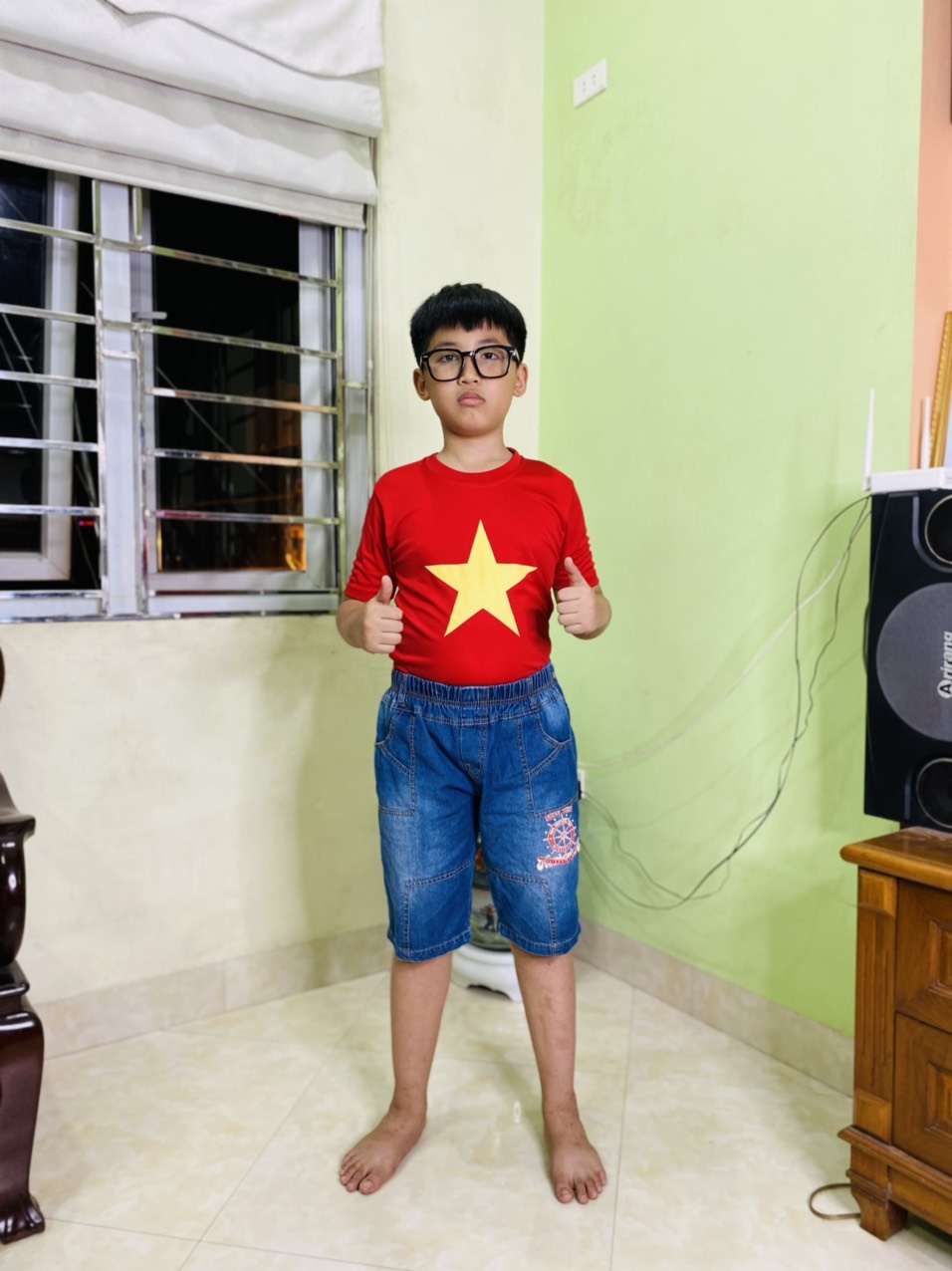 [ Hàng Xịn ] Áo Thun Cờ Đỏ Sao Vàng Việt Nam Cao Cấp - Size Trẻ Em và Người Lớn