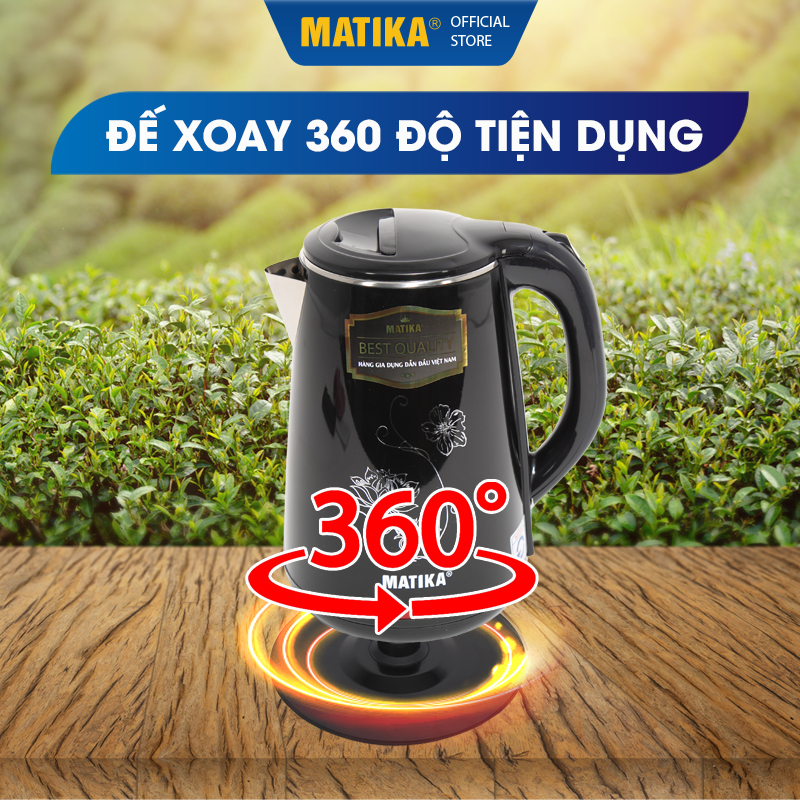 Ấm Siêu Tốc MATIKA 2L 1500W MTK-20 - Hàng chính hãng