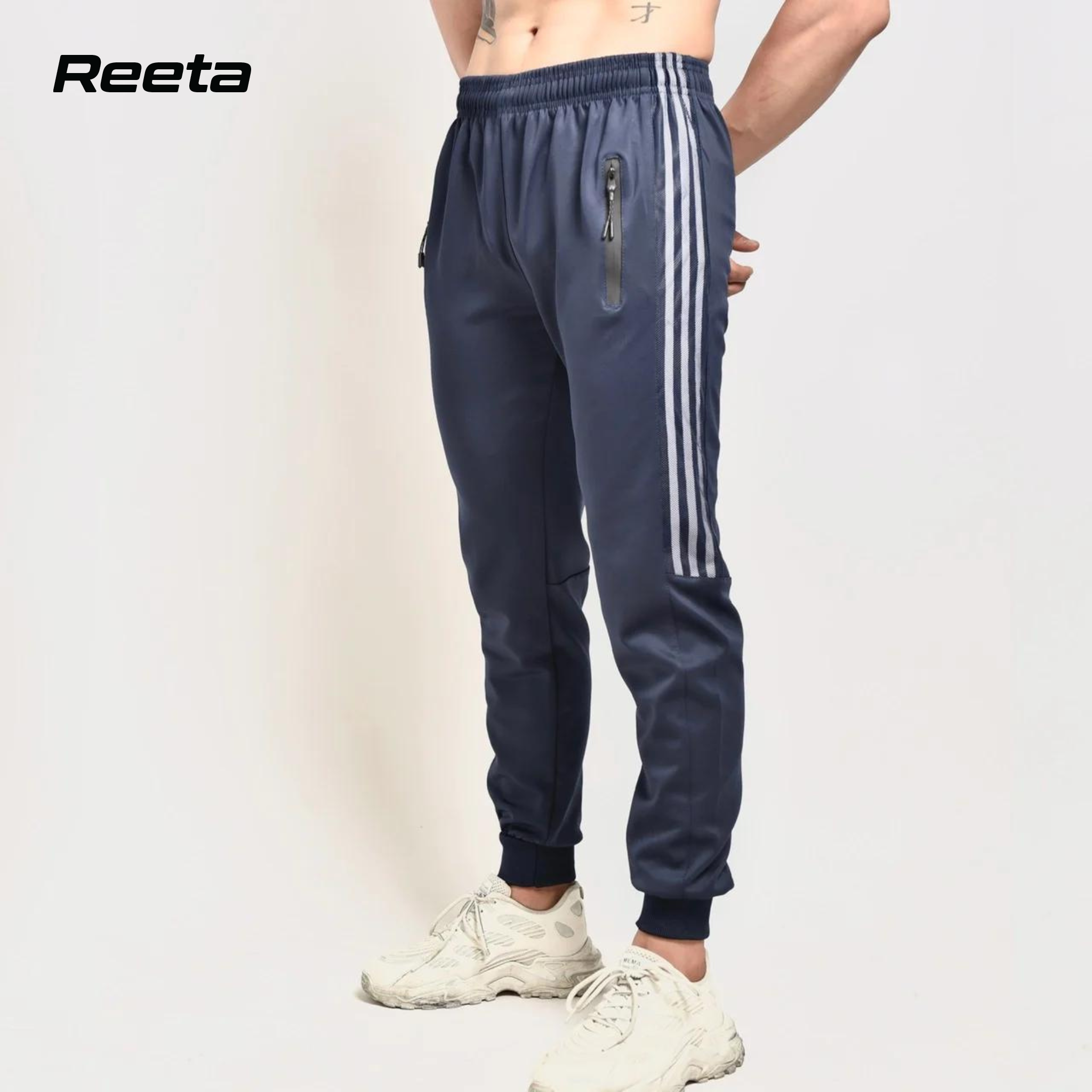 Quần Jogger nam thể thao REETA vải mềm mịn, co giãn 4 chiều, gam màu tinh giản và thoải mái mix &amp; match - A1767
