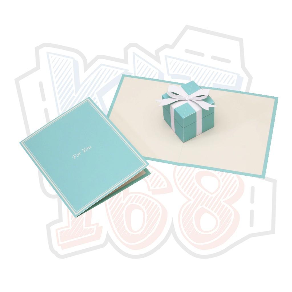 Mô hình giấy Thiệp quà Gift box – Pop-up Card